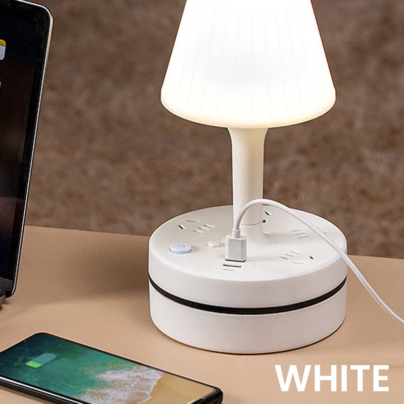 Bedside Lamp with Charging Station – Light Up & Power Up Your Nightstand