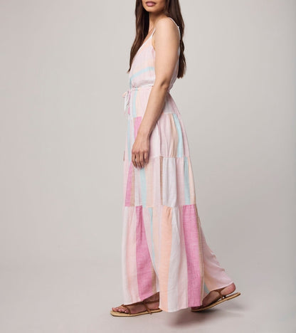 Draped Woven Comfort Dress