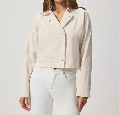 Woven Simple Layered Jacket