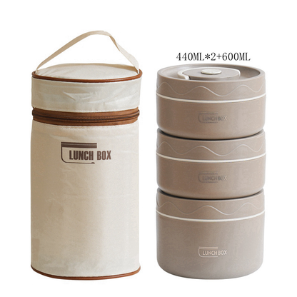 Microwaveable Stainless Steel Insulated Lunch Box Set