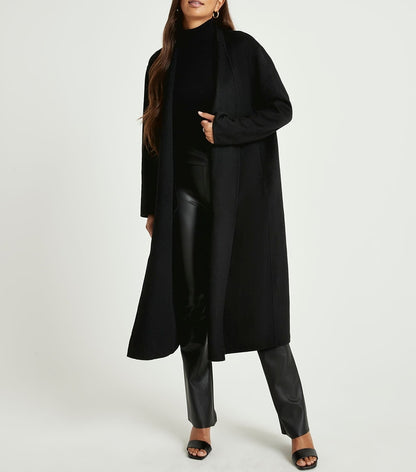 Waist Tie Wool Jacket