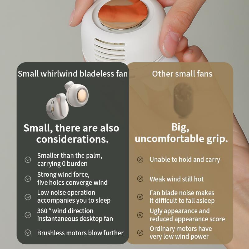 360° Rotatable Portable Mini Clip-on Fan