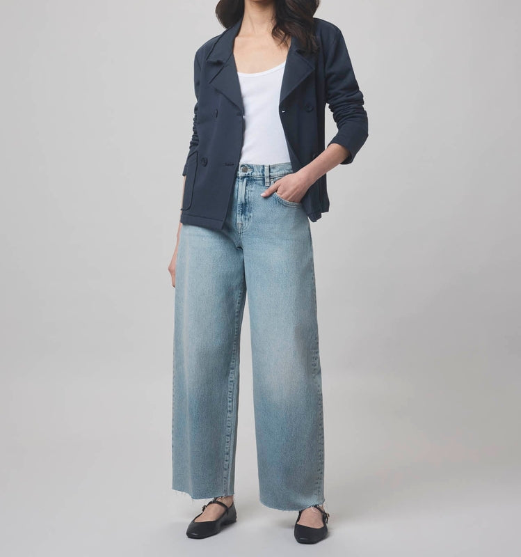 Structured Terry Blazer Jacket