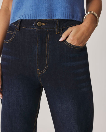 Barrel Leg Denim Pants