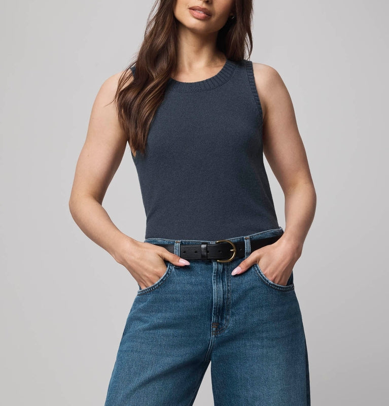 Textured Relaxed Sweater Tank