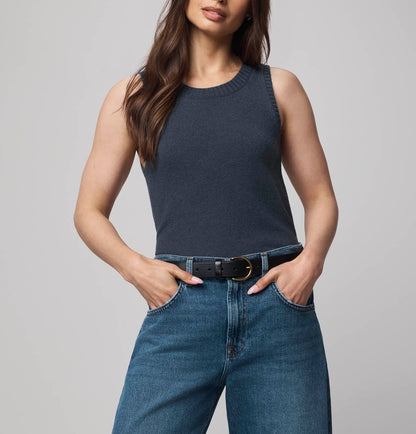 Textured Relaxed Sweater Tank