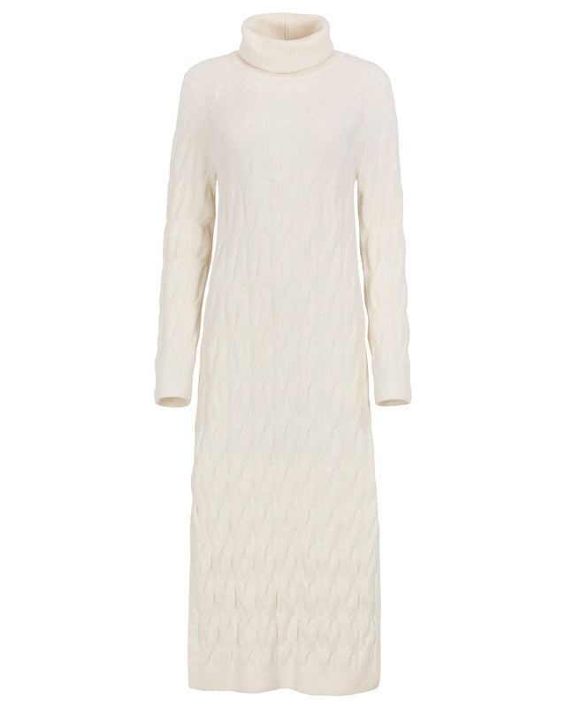 Soft Cable Sweater Dress
