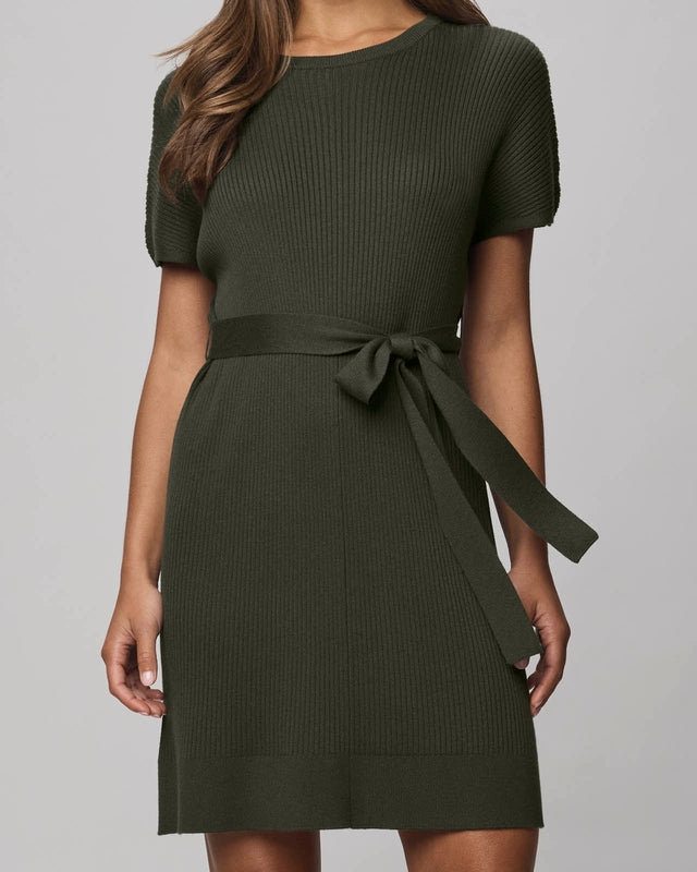 Textured Cashblend Mini Dress