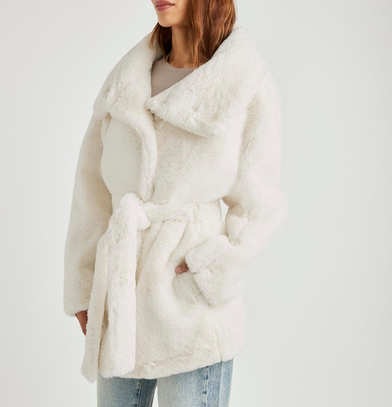 Airy Smooth Fur Jacket