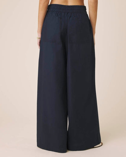 Casual Simple Poplin Pants