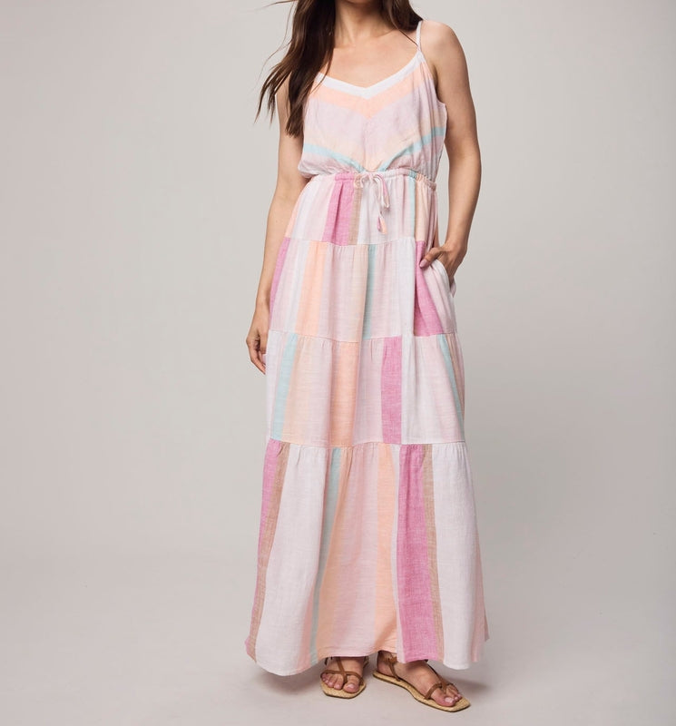 Draped Woven Comfort Dress
