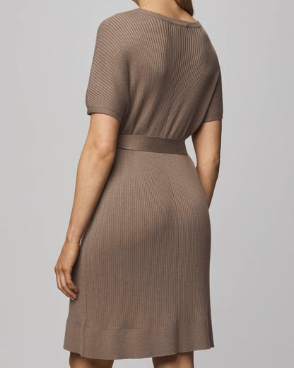 Textured Cashblend Mini Dress