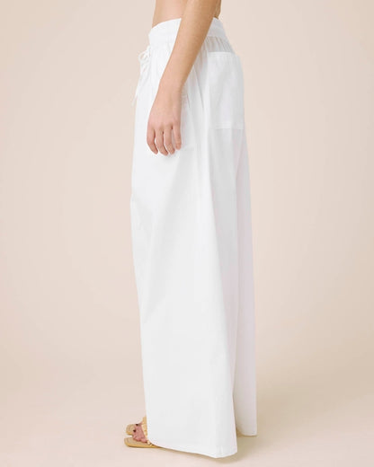 Casual Simple Poplin Pants