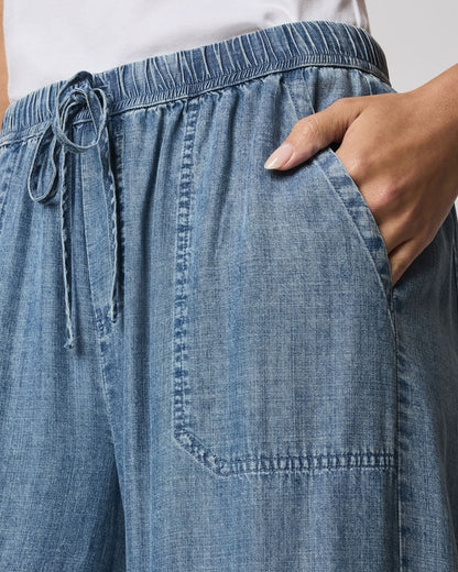 Angie Indigo Palazzo Pants