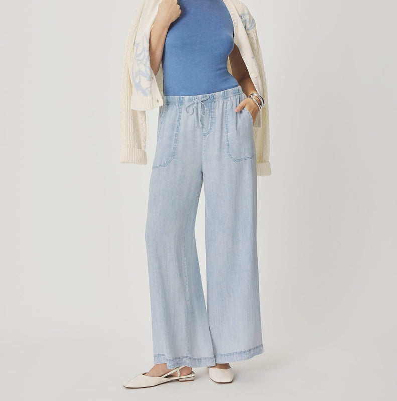 Bleached Indigo Angie Pants