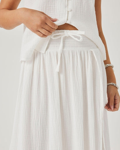 Easy Textured Gauze Skirt