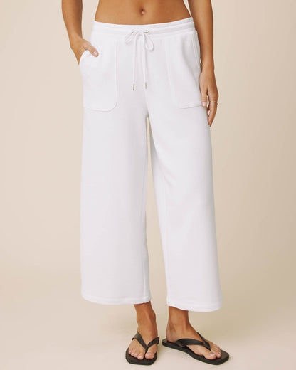 Textured Sweatpant Jogger Pants