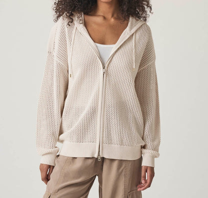 Layered Zip Sweater Hoodie