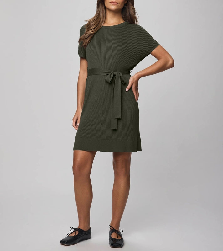 Textured Cashblend Mini Dress