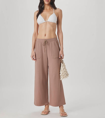 Textured Sweatpant Jogger Pants