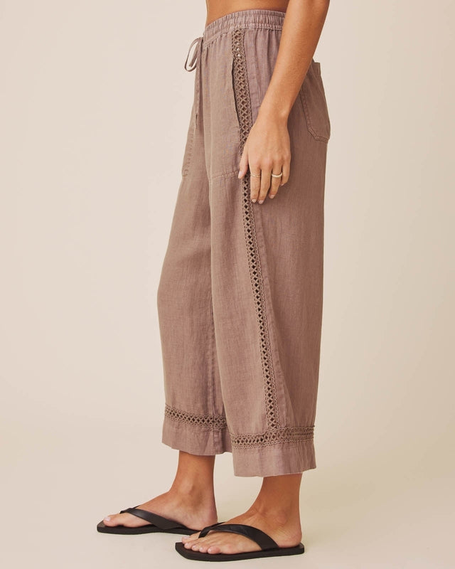 Linen Trim Pant Pants