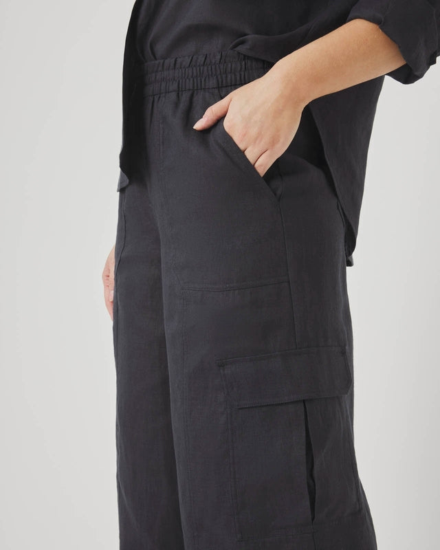 Linen Cargo Pant Pants