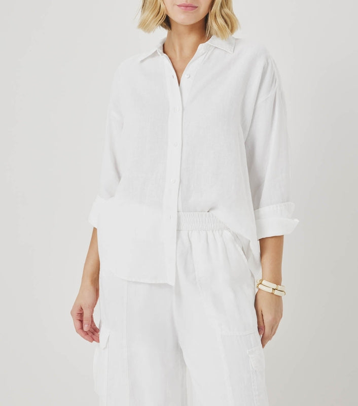 Linen Button Down Top