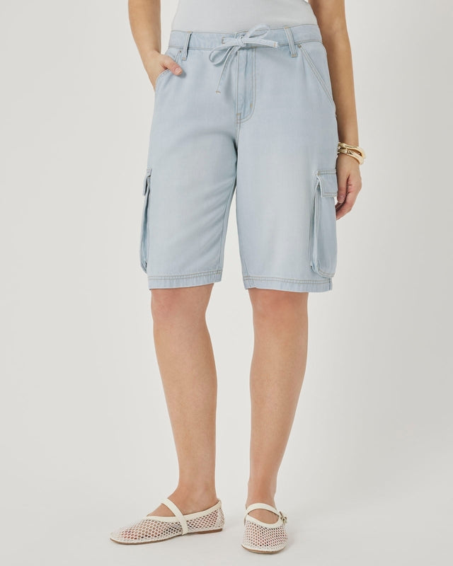 Lounge Denim Cargo Shorts