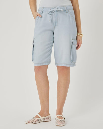 Lounge Denim Cargo Shorts
