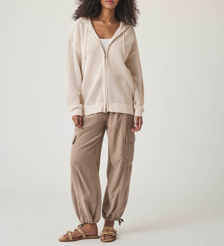 Layered Zip Sweater Hoodie