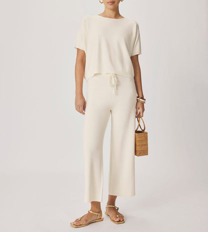 Cropped Knit Pant Pants