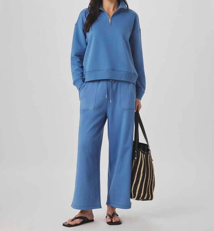 Balanced Draped Mockneck Pullover