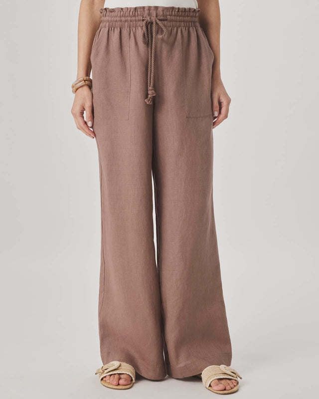 Linen Paperbag Pants