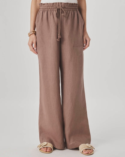 Linen Paperbag Pants