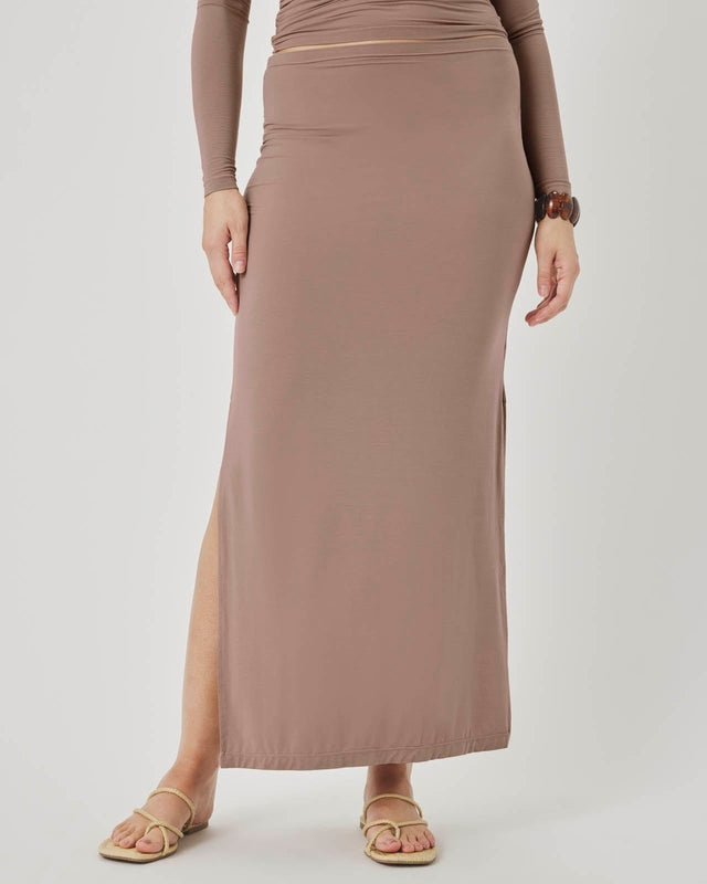 Modern Sunsoft Midi Skirt