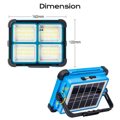 Portable Solar Work Light with 4 Lighting Modes