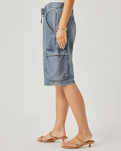 Lounge Denim Cargo Shorts