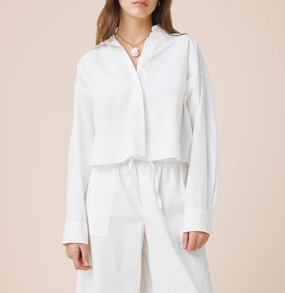 Poplin Button Down Top