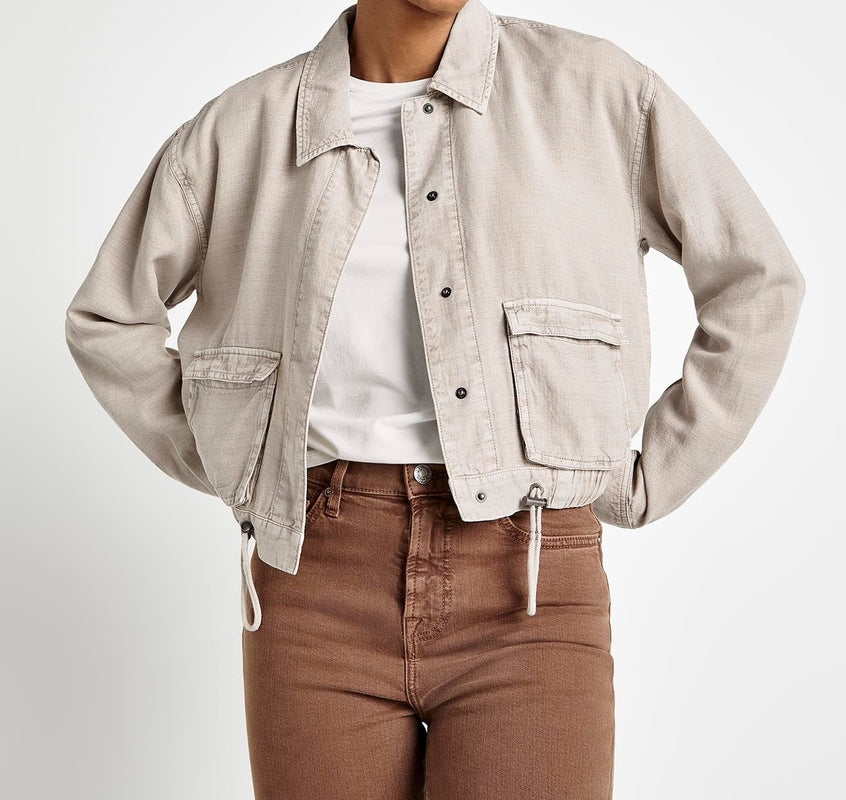 Textured Relaxed Gentle Jacket