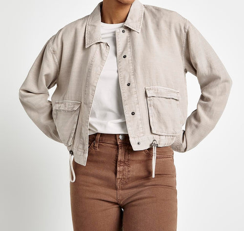 Textured Relaxed Gentle Jacket