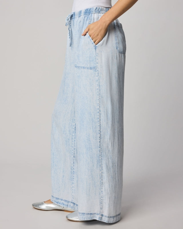 Bleached Indigo Angie Pants