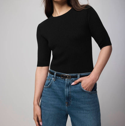 Cashblend Elbow Sleeve Sweater