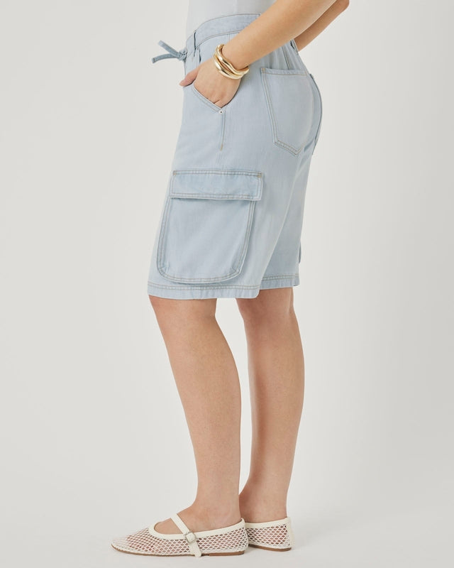 Lounge Denim Cargo Shorts