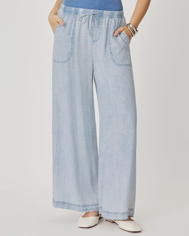 Bleached Indigo Angie Pants