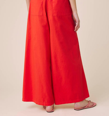 Casual Simple Poplin Pants