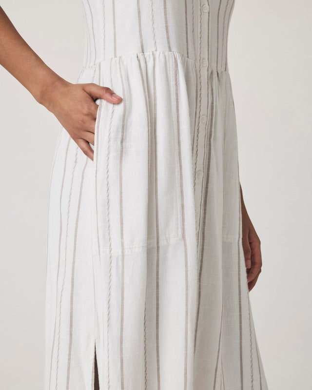 Linen Button Down Dress