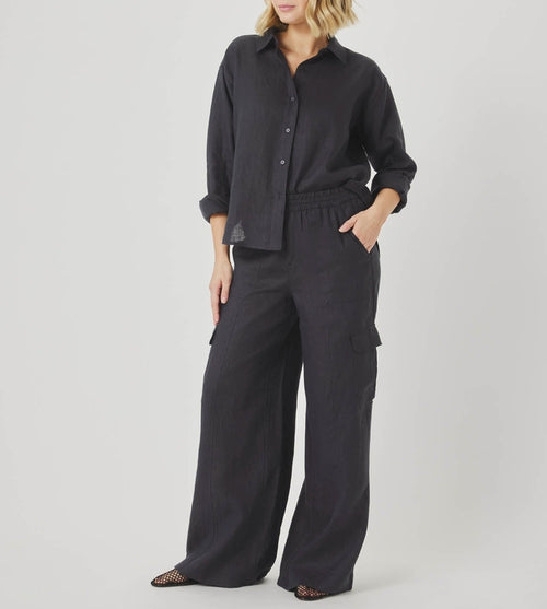Linen Cargo Pant Pants