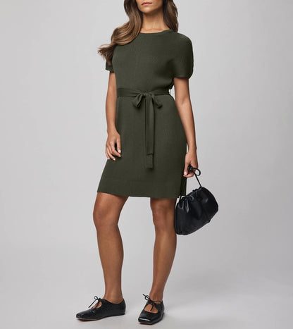 Textured Cashblend Mini Dress