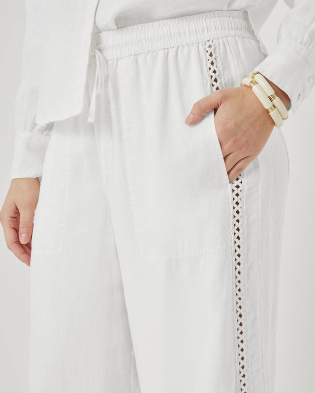Linen Trim Pant Pants