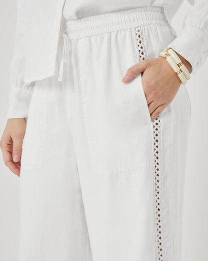 Linen Trim Pant Pants